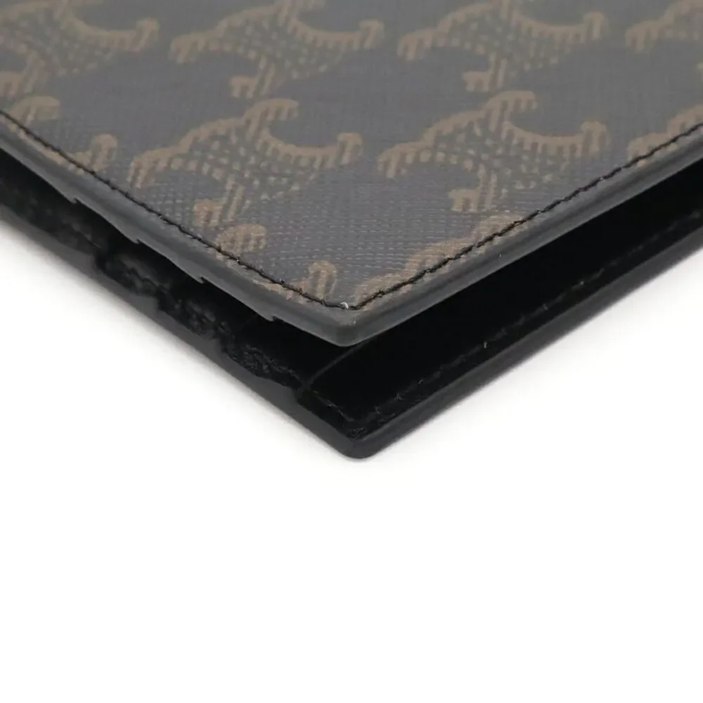 Celine Triomphe Bi-fold Money Clip Wallet